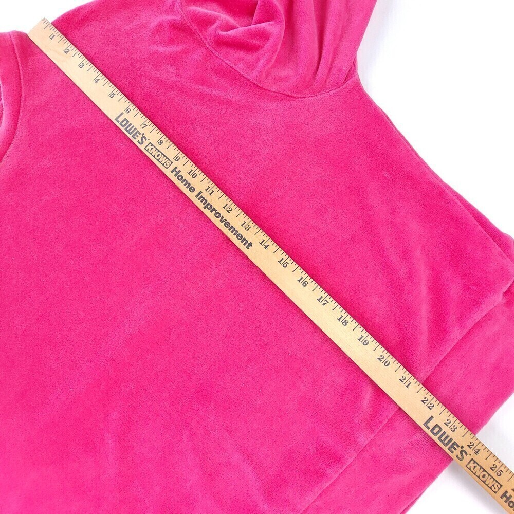 MIKOH Track Set Kimo Oversized Sweatshirt Luca Shorts Pink Passion Velour Large - Picture 4 of 11